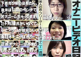 美人店長·フリーター·大学生のオナニー1週間