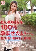 あぁ、義姉さんを100％孕ませたい…、僕より若い義姉さん、ありさ 愛沢有紗