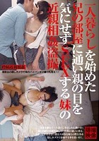 一人暮らしを始めた兄の部屋に通い親の目を気にせずSEXする妹の近親相姦盗撮